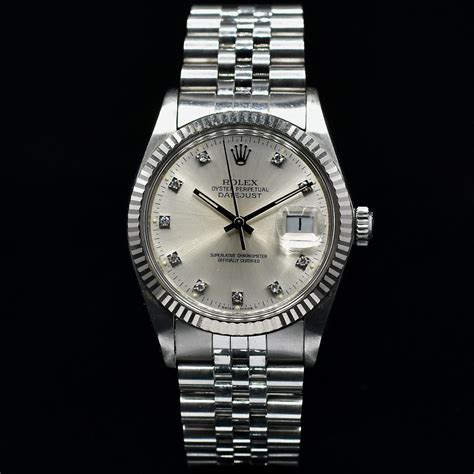 rolex datejust 1984 31mm|Rolex 16014 diamond.